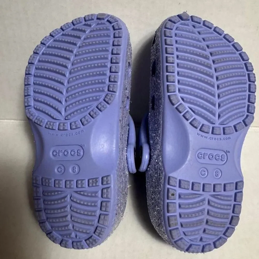 Crocs Women's Purple and Blue Clogs - Picture 5 of 7